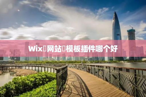 Wix‌网站‌模板插件哪个好